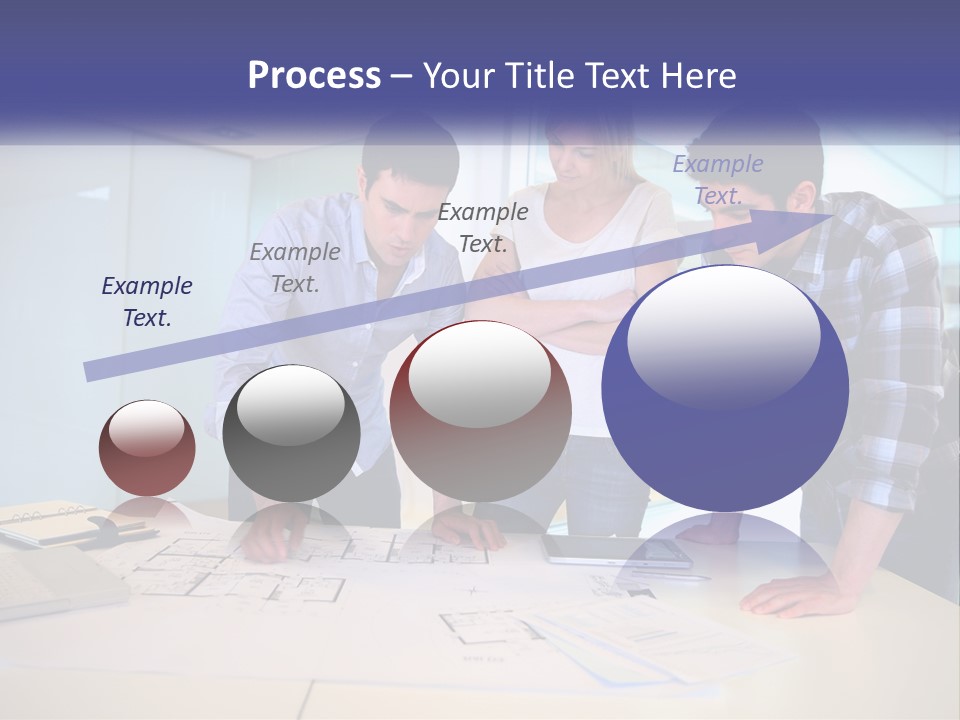 A Group Of People Looking At A Computer Screen PowerPoint Template