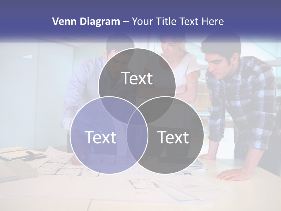 A Group Of People Looking At A Computer Screen PowerPoint Template