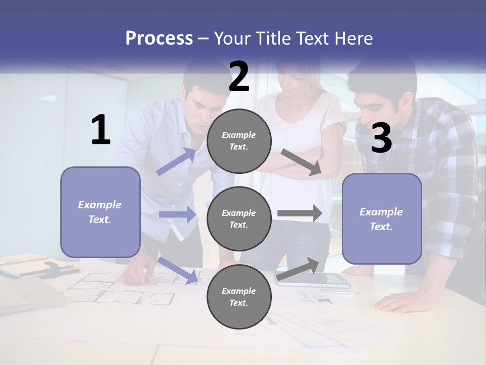 A Group Of People Looking At A Computer Screen PowerPoint Template