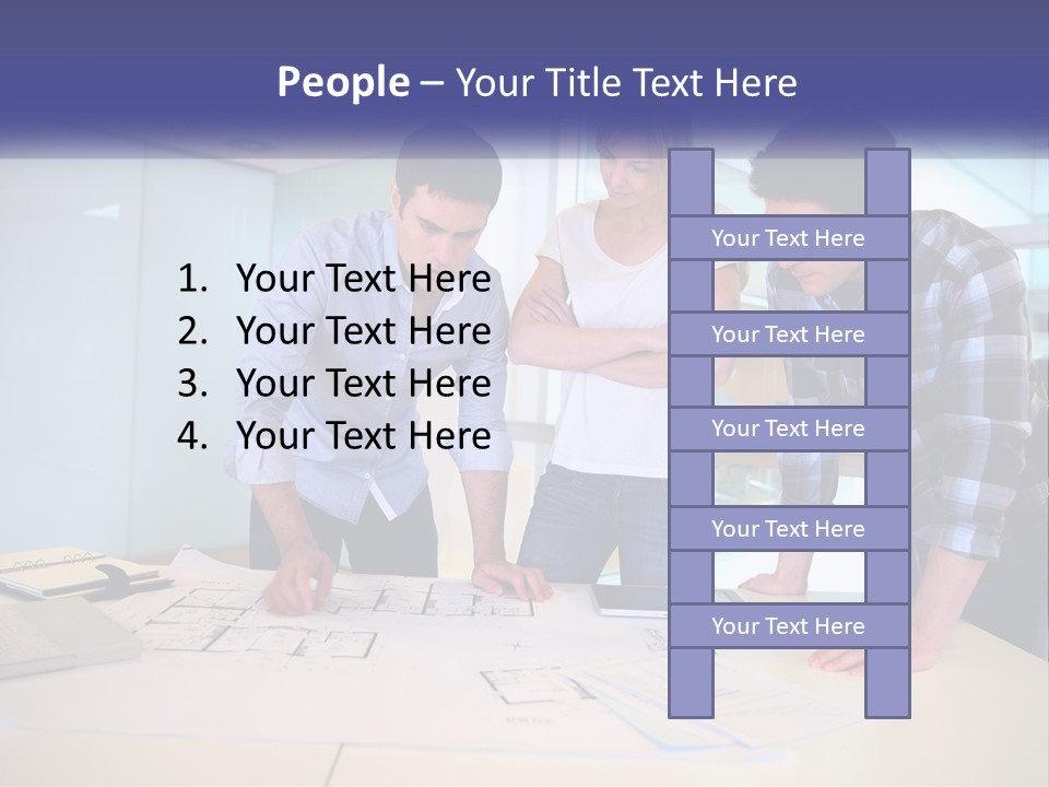 A Group Of People Looking At A Computer Screen PowerPoint Template