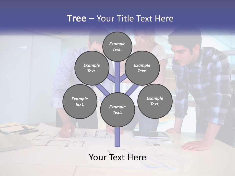 A Group Of People Looking At A Computer Screen PowerPoint Template
