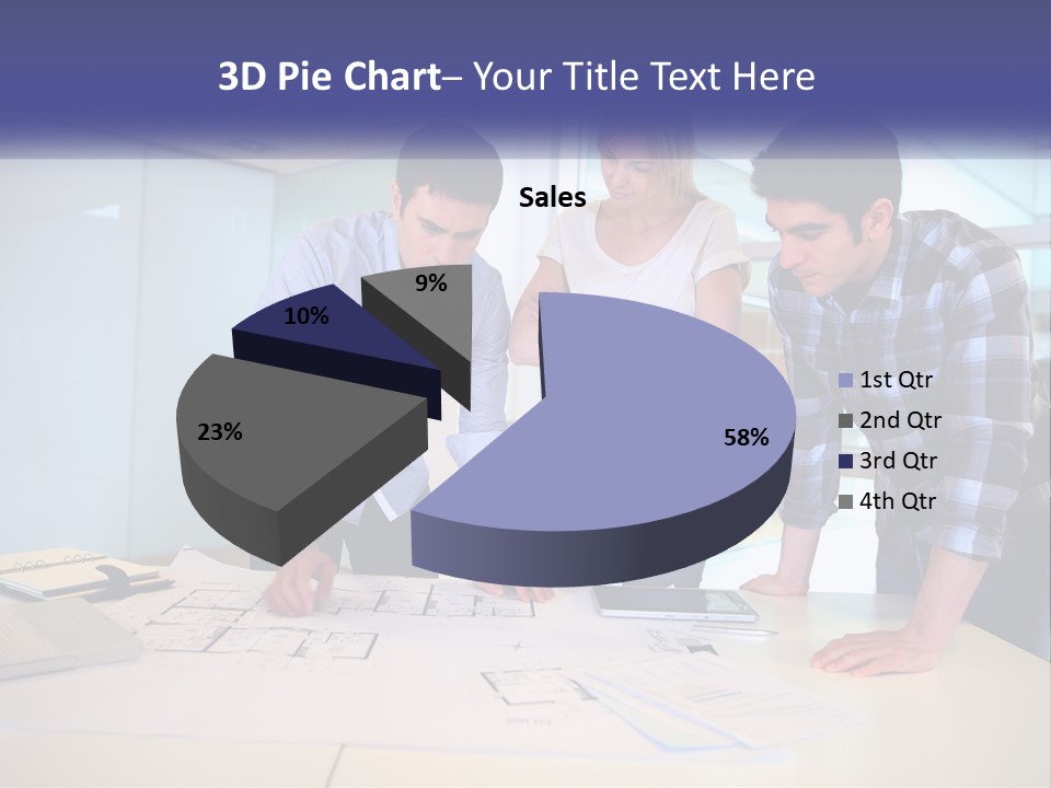 A Group Of People Looking At A Computer Screen PowerPoint Template