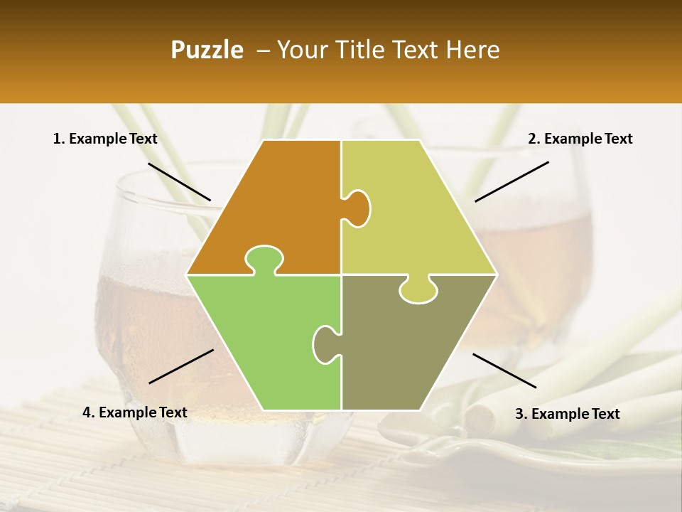 A Couple Of Glasses Filled With Liquid On Top Of A Table PowerPoint Template