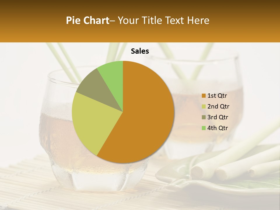 A Couple Of Glasses Filled With Liquid On Top Of A Table PowerPoint Template
