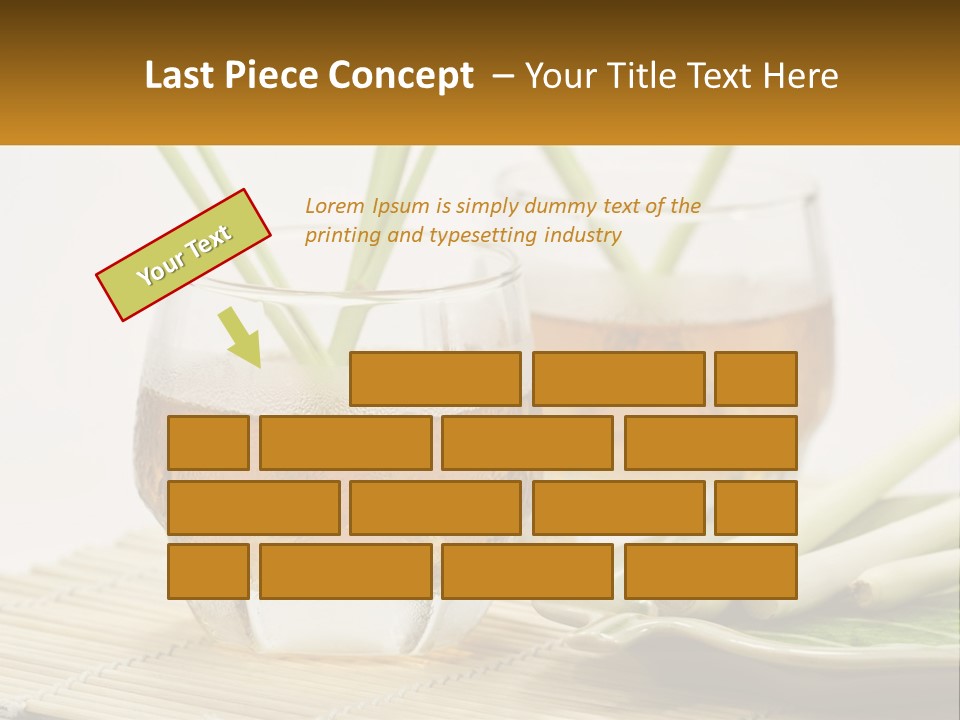 A Couple Of Glasses Filled With Liquid On Top Of A Table PowerPoint Template