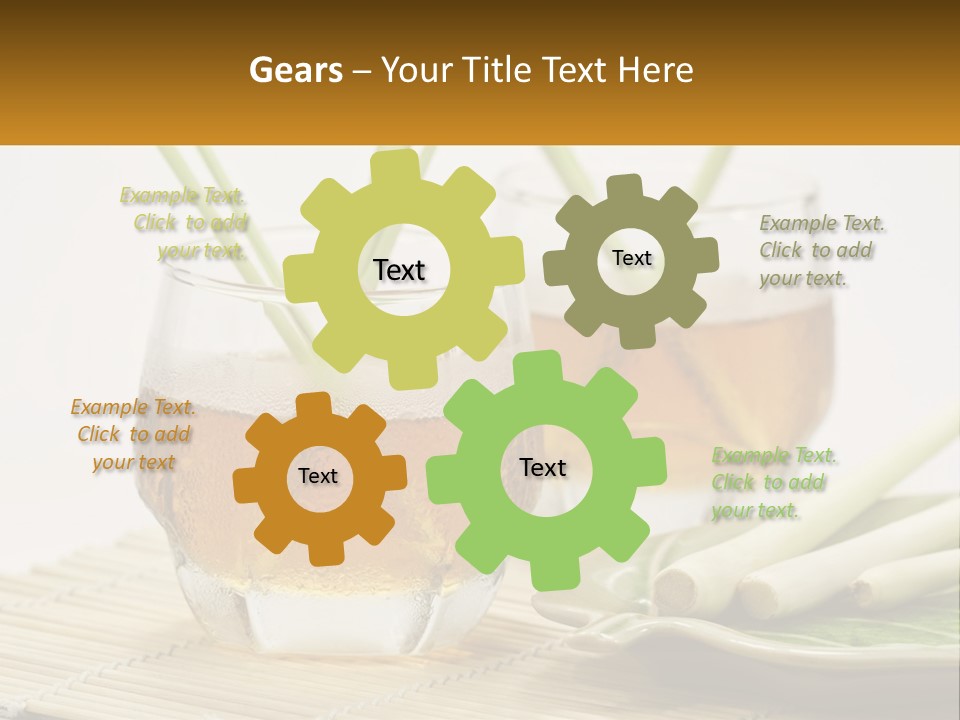 A Couple Of Glasses Filled With Liquid On Top Of A Table PowerPoint Template