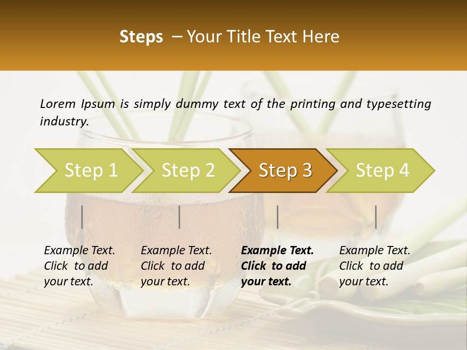 A Couple Of Glasses Filled With Liquid On Top Of A Table PowerPoint Template