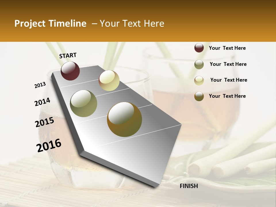 A Couple Of Glasses Filled With Liquid On Top Of A Table PowerPoint Template