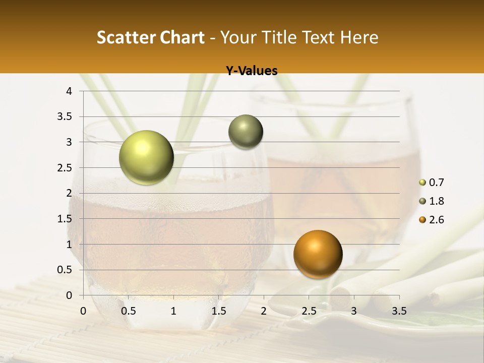 A Couple Of Glasses Filled With Liquid On Top Of A Table PowerPoint Template