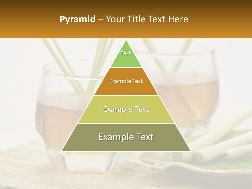 A Couple Of Glasses Filled With Liquid On Top Of A Table PowerPoint Template