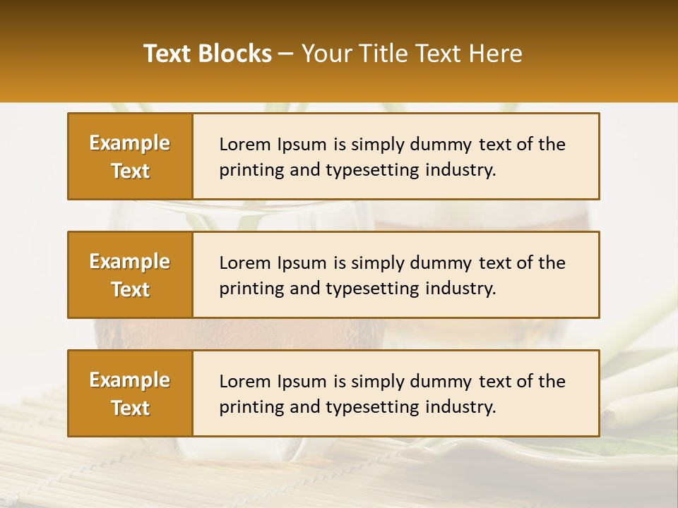 A Couple Of Glasses Filled With Liquid On Top Of A Table PowerPoint Template