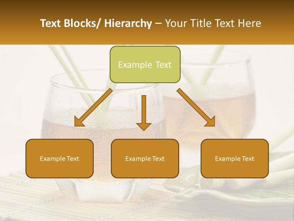 A Couple Of Glasses Filled With Liquid On Top Of A Table PowerPoint Template