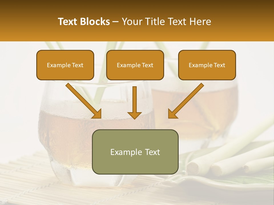 A Couple Of Glasses Filled With Liquid On Top Of A Table PowerPoint Template