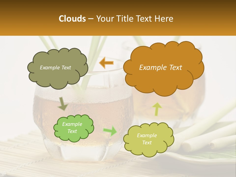 A Couple Of Glasses Filled With Liquid On Top Of A Table PowerPoint Template