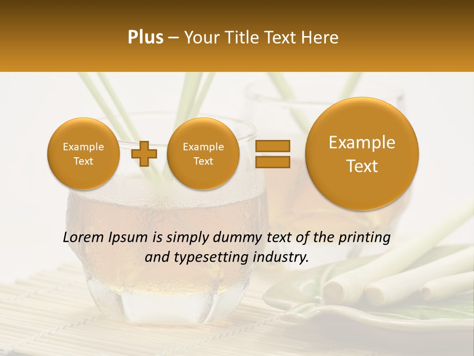A Couple Of Glasses Filled With Liquid On Top Of A Table PowerPoint Template