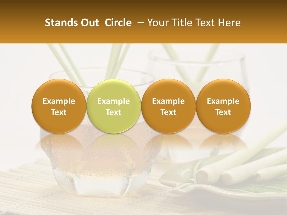 A Couple Of Glasses Filled With Liquid On Top Of A Table PowerPoint Template