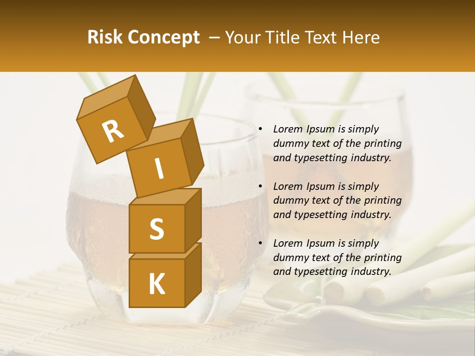 A Couple Of Glasses Filled With Liquid On Top Of A Table PowerPoint Template