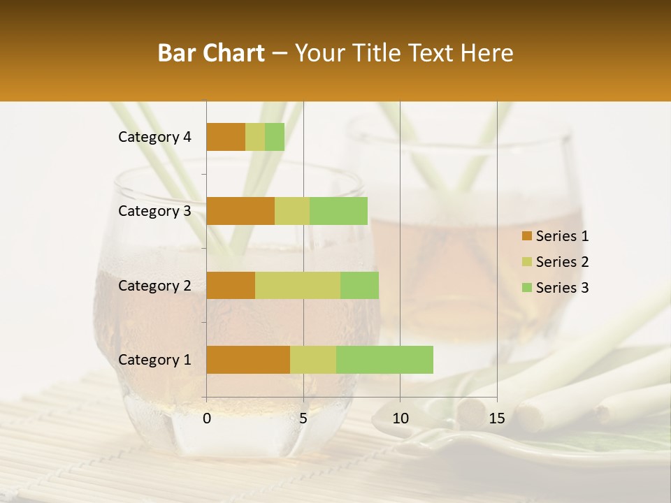 A Couple Of Glasses Filled With Liquid On Top Of A Table PowerPoint Template