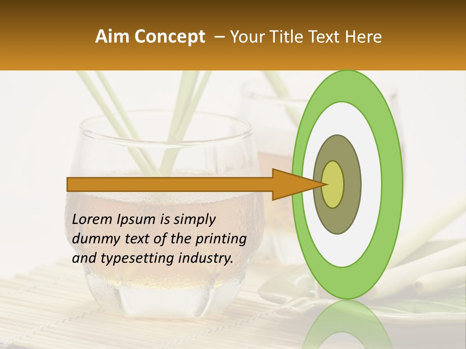 A Couple Of Glasses Filled With Liquid On Top Of A Table PowerPoint Template