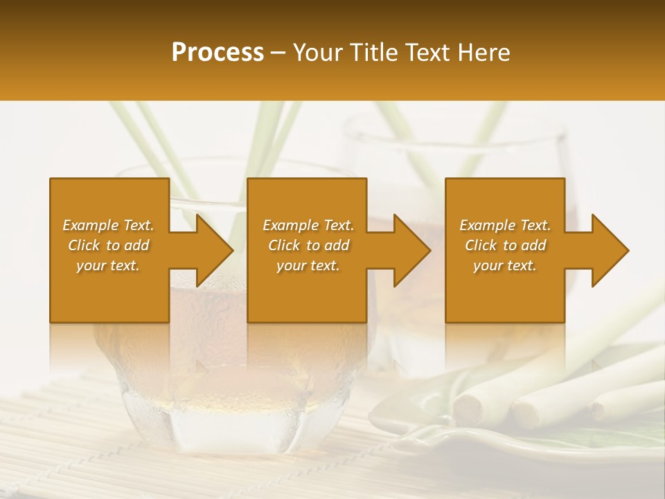 A Couple Of Glasses Filled With Liquid On Top Of A Table PowerPoint Template