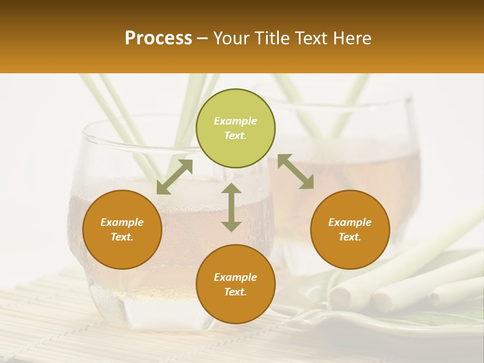 A Couple Of Glasses Filled With Liquid On Top Of A Table PowerPoint Template