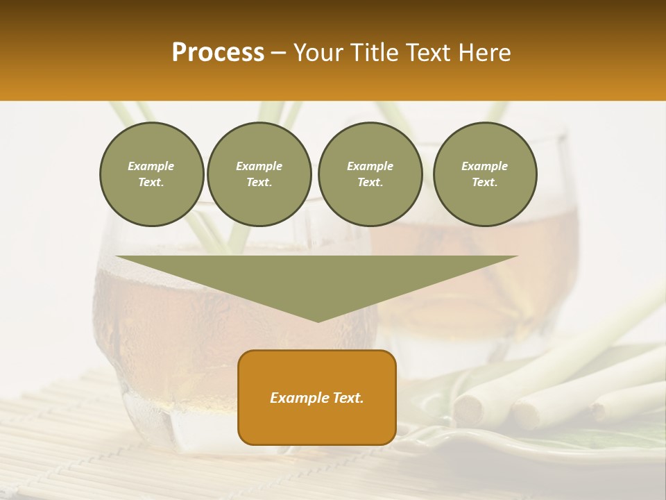 A Couple Of Glasses Filled With Liquid On Top Of A Table PowerPoint Template
