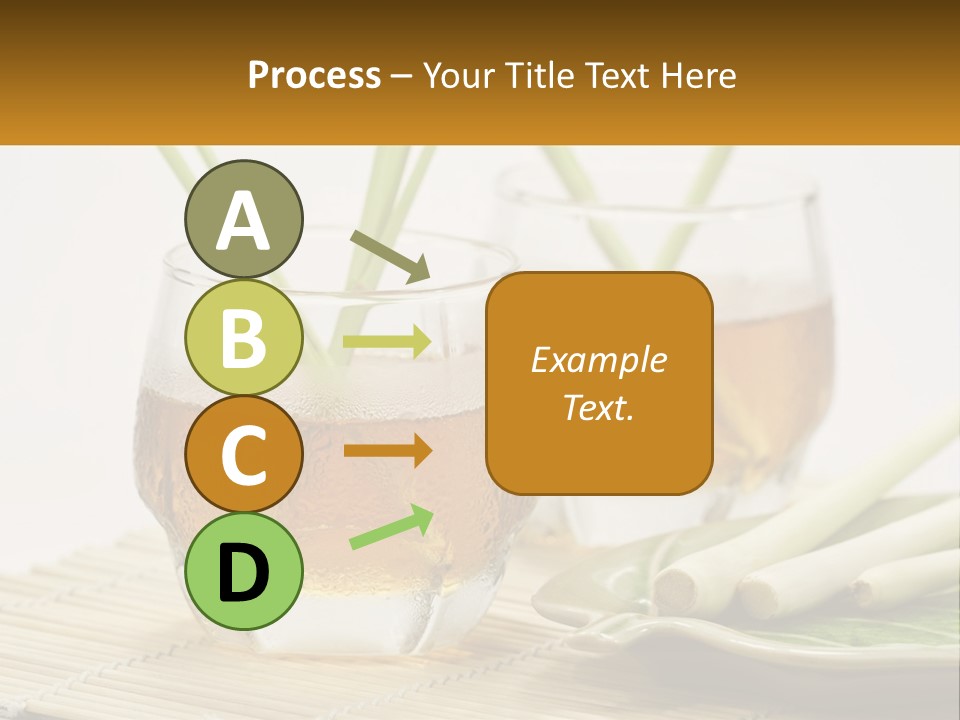 A Couple Of Glasses Filled With Liquid On Top Of A Table PowerPoint Template