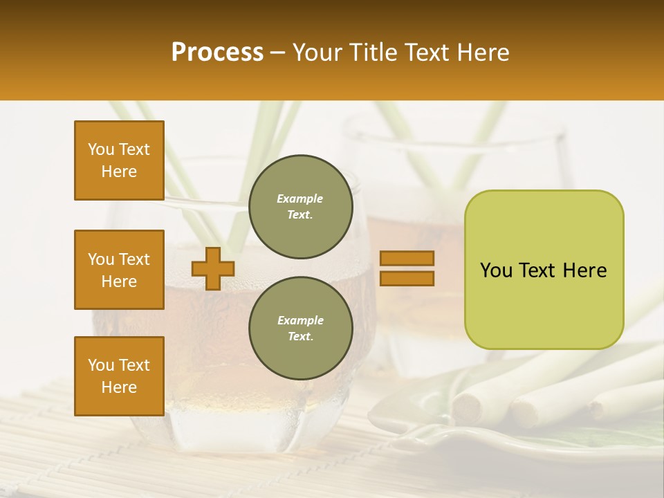 A Couple Of Glasses Filled With Liquid On Top Of A Table PowerPoint Template