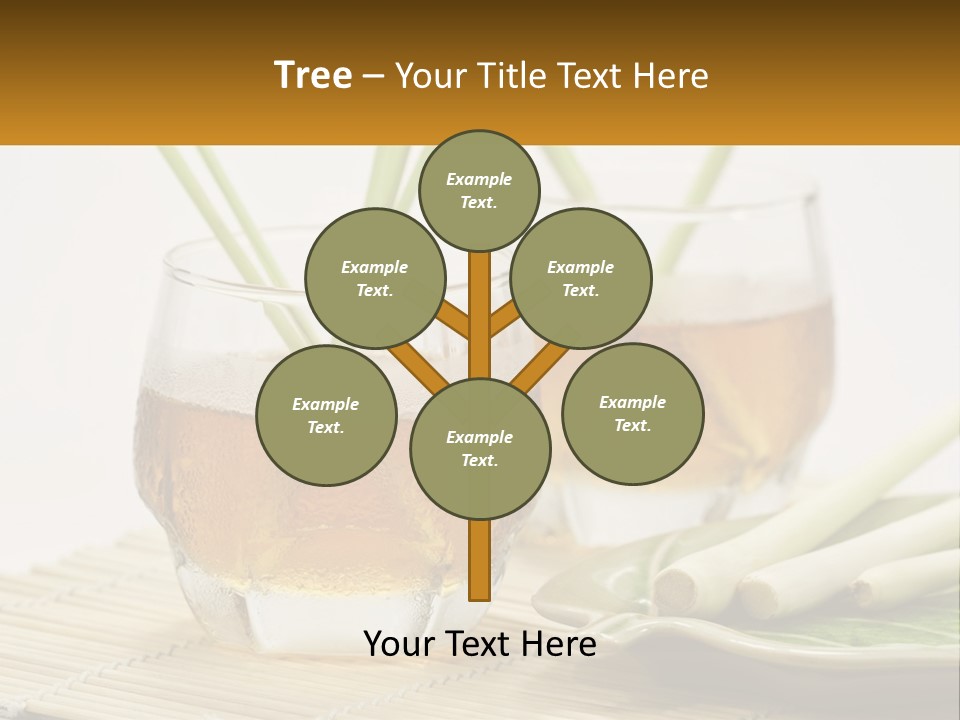 A Couple Of Glasses Filled With Liquid On Top Of A Table PowerPoint Template