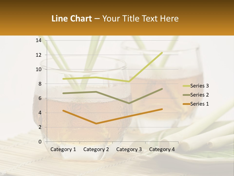 A Couple Of Glasses Filled With Liquid On Top Of A Table PowerPoint Template