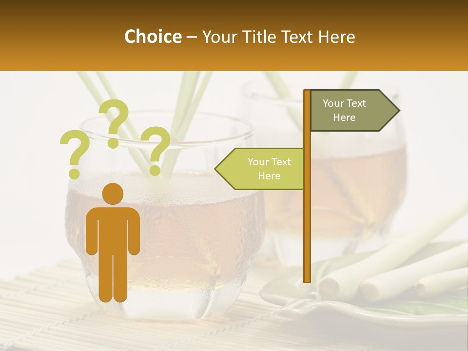 A Couple Of Glasses Filled With Liquid On Top Of A Table PowerPoint Template