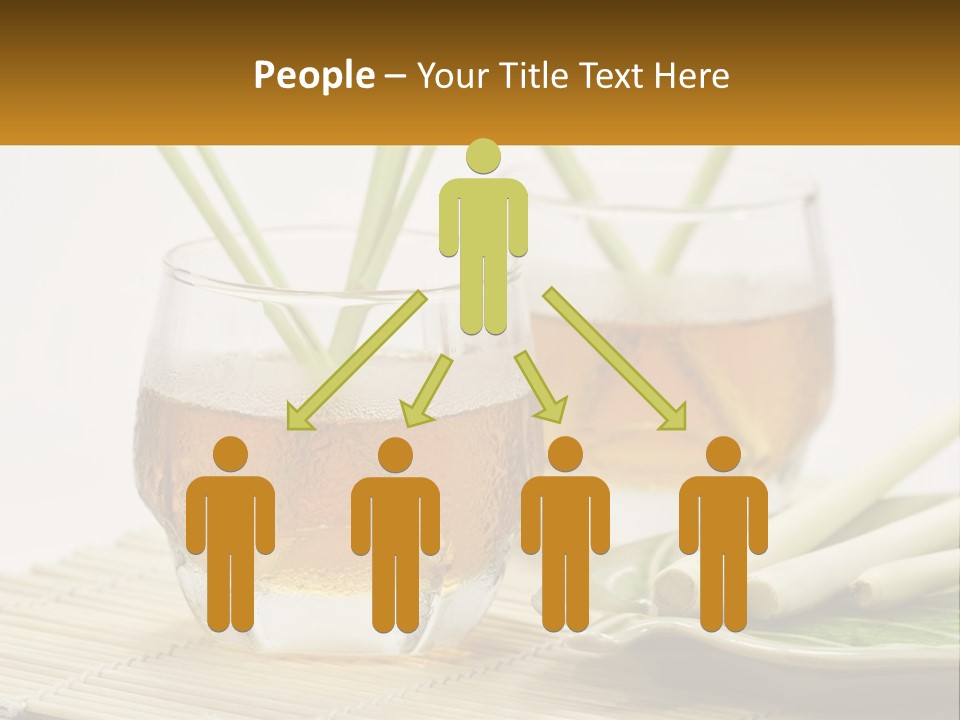 A Couple Of Glasses Filled With Liquid On Top Of A Table PowerPoint Template