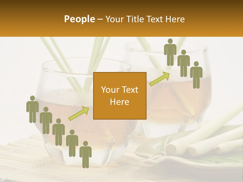 A Couple Of Glasses Filled With Liquid On Top Of A Table PowerPoint Template