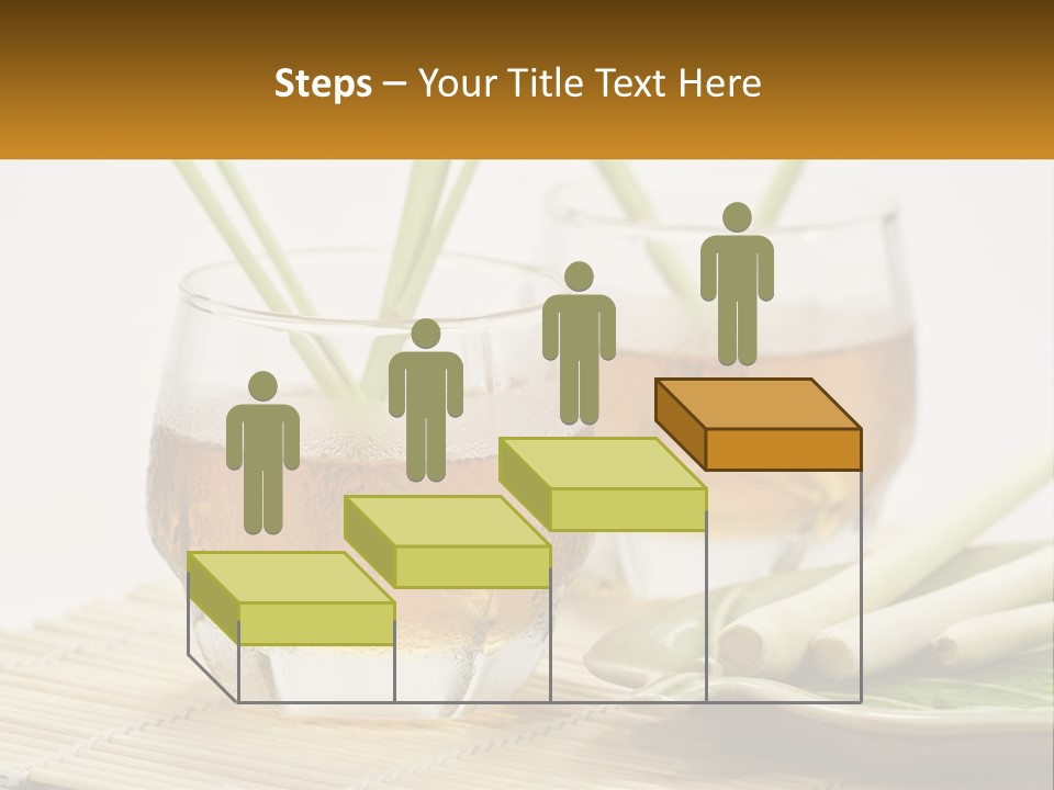 A Couple Of Glasses Filled With Liquid On Top Of A Table PowerPoint Template