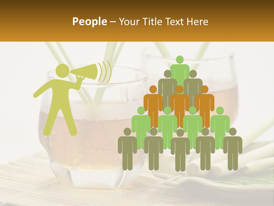 A Couple Of Glasses Filled With Liquid On Top Of A Table PowerPoint Template