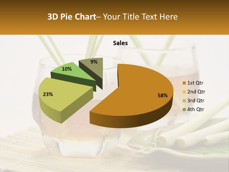A Couple Of Glasses Filled With Liquid On Top Of A Table PowerPoint Template