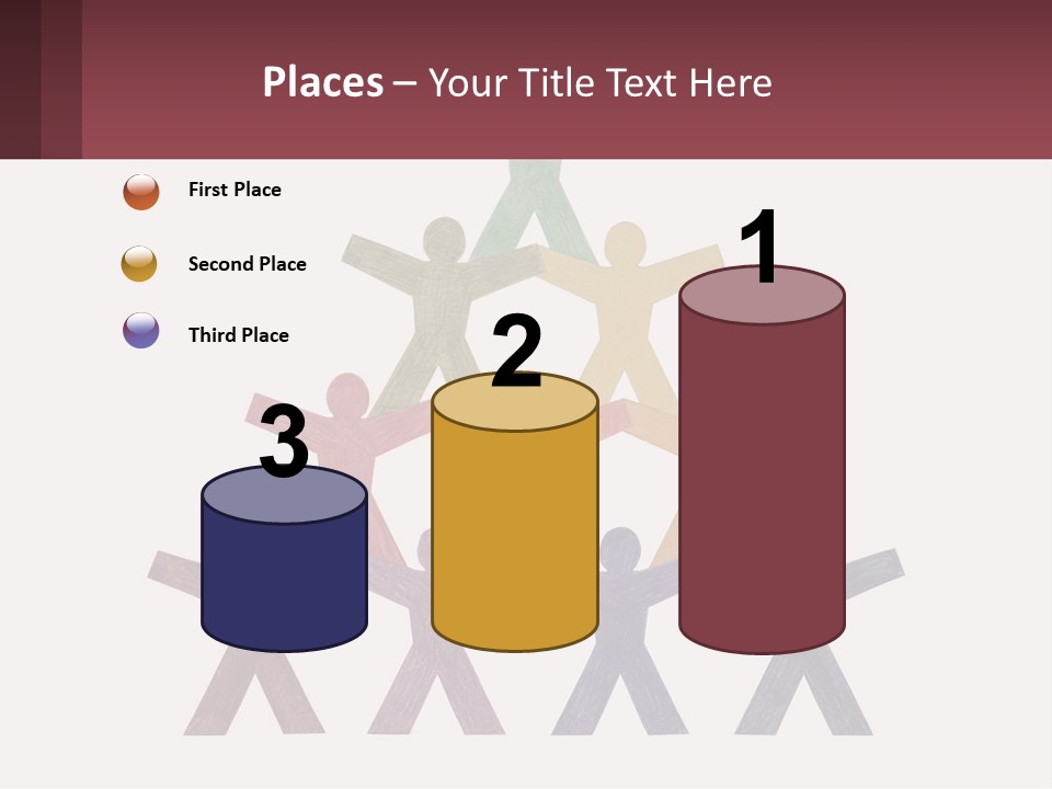 A Group Of People Standing On Top Of Each Other PowerPoint Template