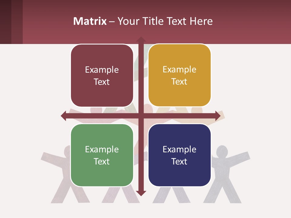 A Group Of People Standing On Top Of Each Other PowerPoint Template