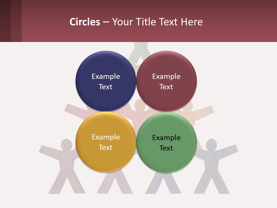 A Group Of People Standing On Top Of Each Other PowerPoint Template