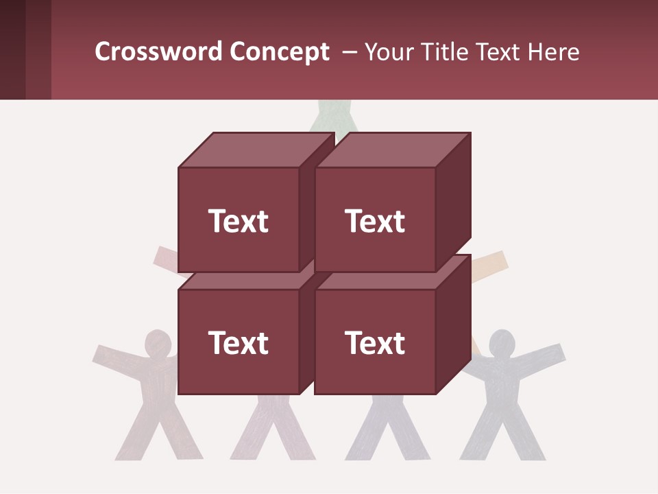 A Group Of People Standing On Top Of Each Other PowerPoint Template