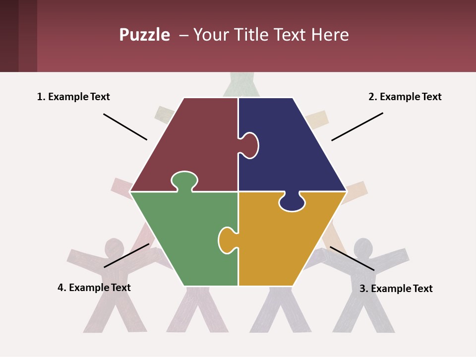 A Group Of People Standing On Top Of Each Other PowerPoint Template