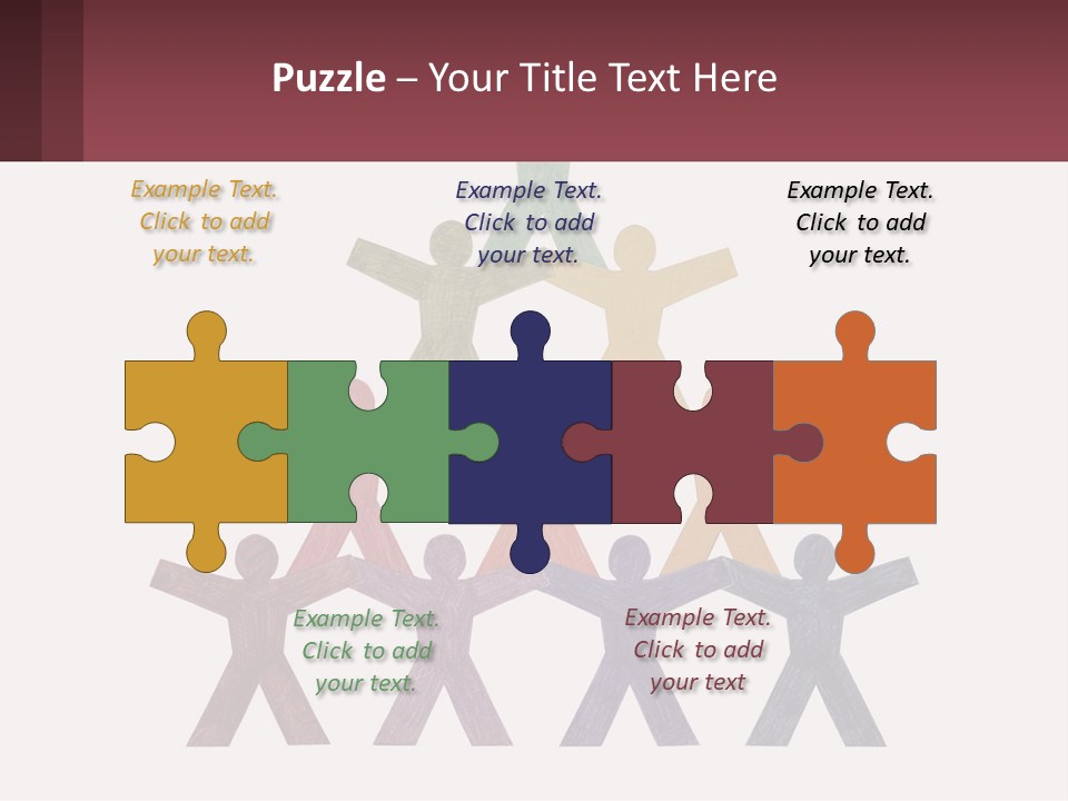 A Group Of People Standing On Top Of Each Other PowerPoint Template