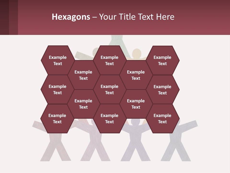 A Group Of People Standing On Top Of Each Other PowerPoint Template