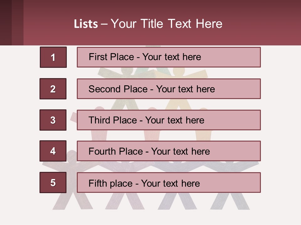 A Group Of People Standing On Top Of Each Other PowerPoint Template