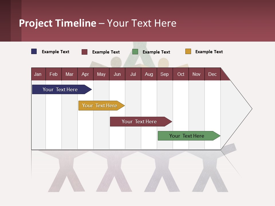 A Group Of People Standing On Top Of Each Other PowerPoint Template