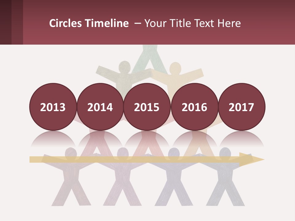 A Group Of People Standing On Top Of Each Other PowerPoint Template