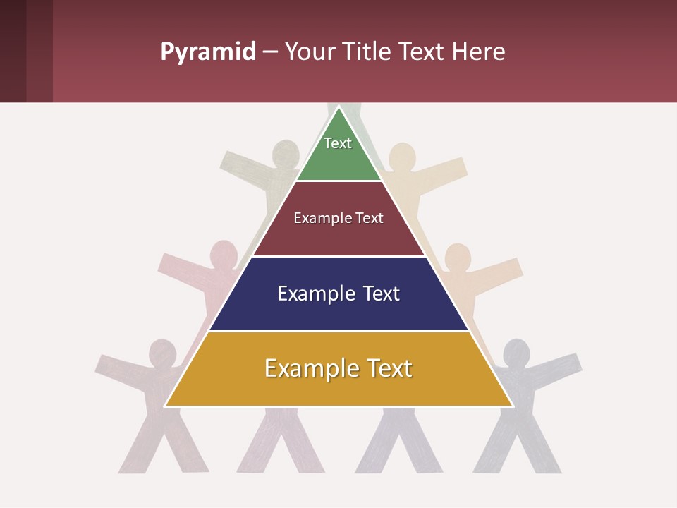 A Group Of People Standing On Top Of Each Other PowerPoint Template