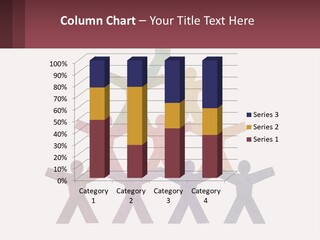 A Group Of People Standing On Top Of Each Other PowerPoint Template