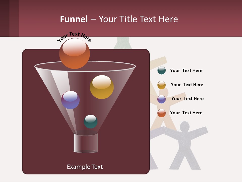 A Group Of People Standing On Top Of Each Other PowerPoint Template