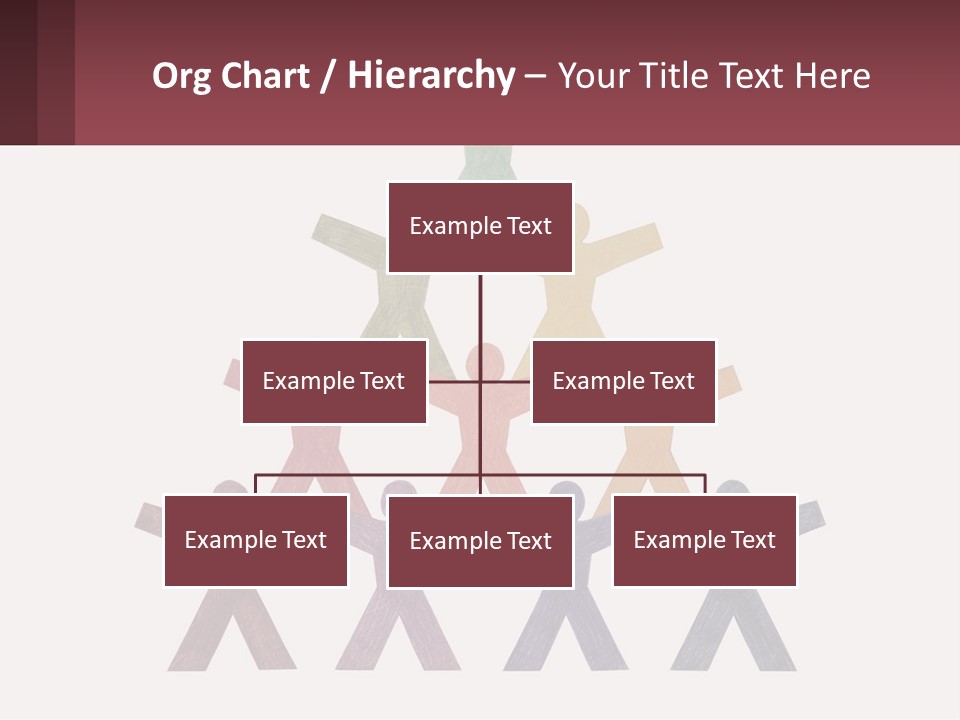 A Group Of People Standing On Top Of Each Other PowerPoint Template